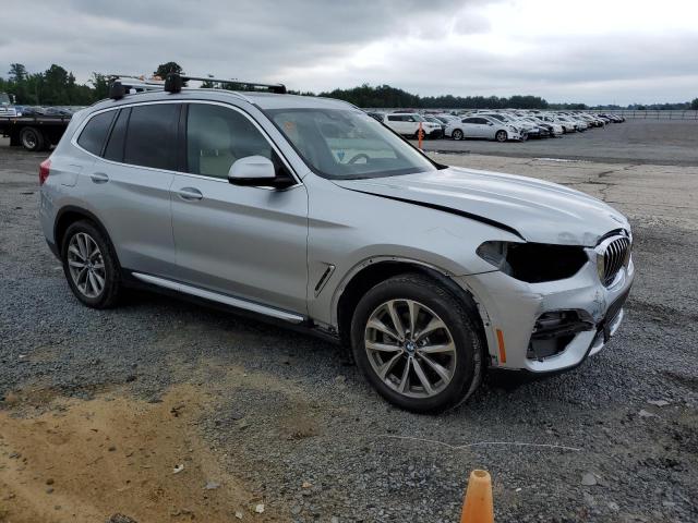5UXTR9C57KLP89424 - 2019 BMW X3 XDRIVE30I SILVER photo 4