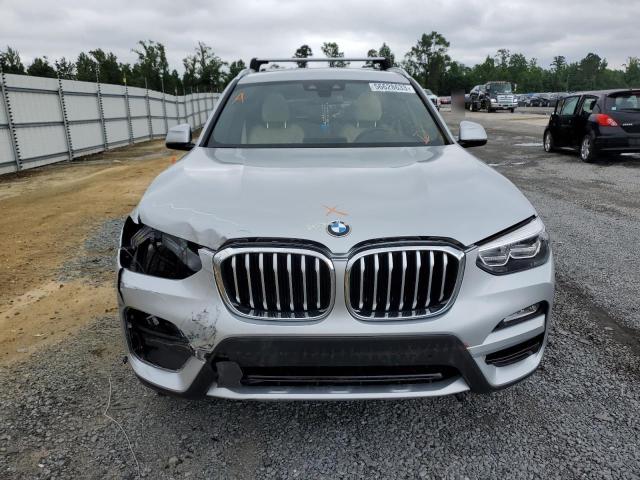 5UXTR9C57KLP89424 - 2019 BMW X3 XDRIVE30I SILVER photo 5