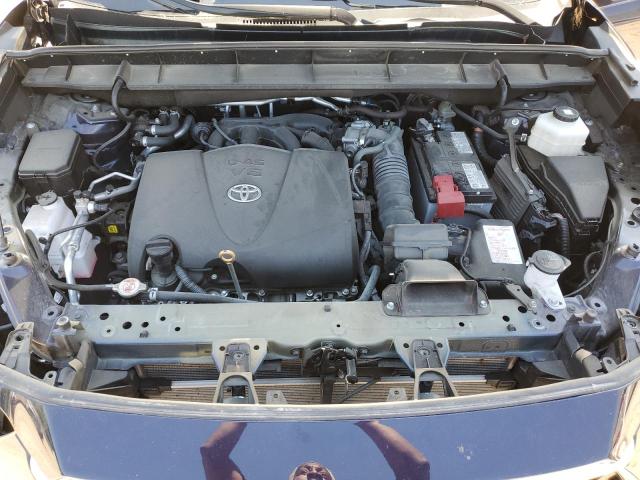 5TDHZRBH9MS551613 - 2021 TOYOTA HIGHLANDER XLE BLUE photo 11