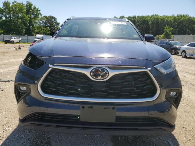 5TDHZRBH9MS551613 - 2021 TOYOTA HIGHLANDER XLE BLUE photo 5