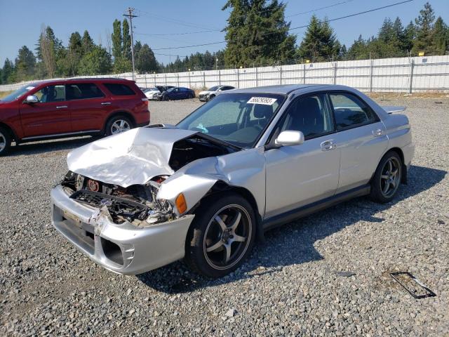 JF1GD29672G528625 - 2002 SUBARU IMPREZA WRX SILVER photo 1