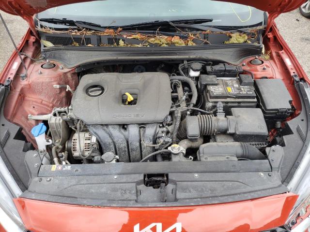 3KPF54AD1NE437671 - 2022 KIA FORTE GT LINE ORANGE photo 11