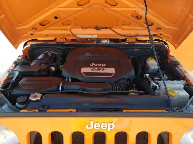 1C4BJWDG6CL229379 - 2012 JEEP WRANGLER U SPORT ORANGE photo 12