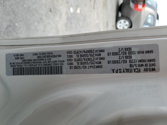 ZFBERFAB6J6L17099 - 2018 RAM PROMASTER თეთრი ფოტო 13