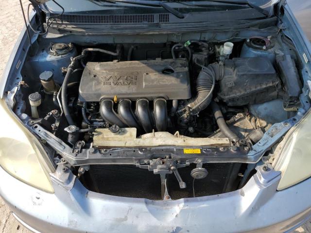 2T1KR32E74C226282 - 2004 TOYOTA COROLLA MA XR BLUE photo 11