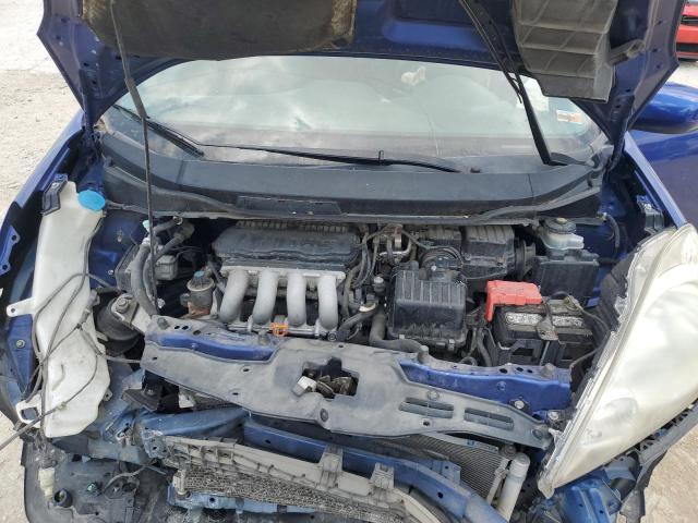 JHMGE8H4XAC013729 - 2010 HONDA FIT SPORT BLUE photo 11