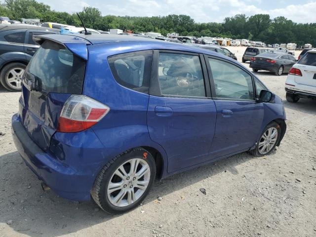 JHMGE8H4XAC013729 - 2010 HONDA FIT SPORT BLUE photo 3