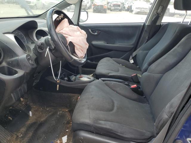 JHMGE8H4XAC013729 - 2010 HONDA FIT SPORT BLUE photo 7