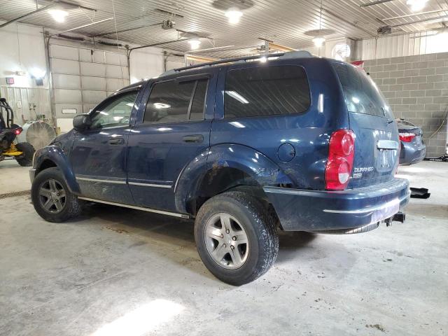 1D4HB58D54F228034 - 2004 DODGE DURANGO LIMITED BLUE photo 2