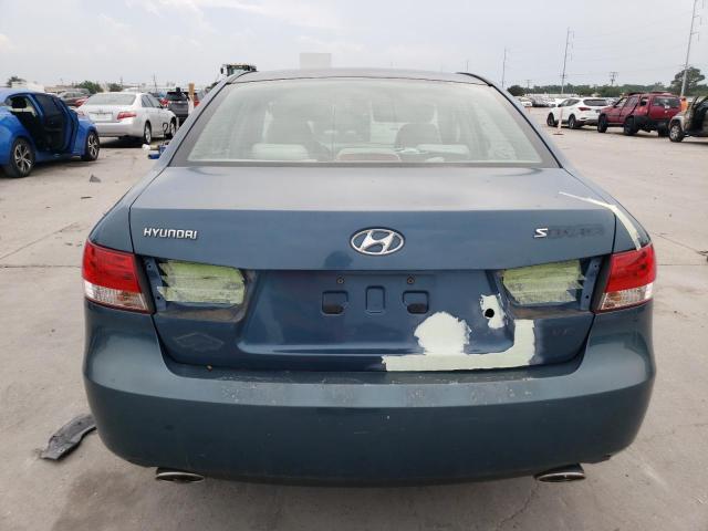 5NPEU46F96H031188 - 2006 HYUNDAI SONATA GLS BLUE photo 6