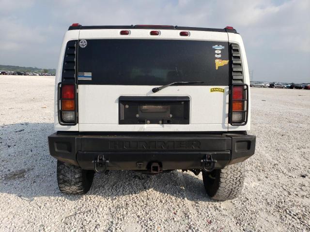 5GRGN23U54H112809 - 2004 HUMMER H2 WHITE photo 6