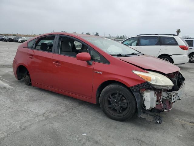 JTDKN3DU7D0352393 - 2013 TOYOTA PRIUS RED photo 4