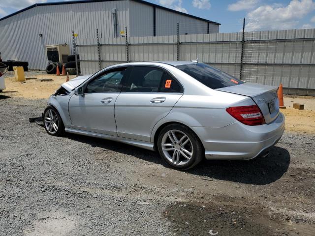 WDDGF8BB6CR212756 - 2012 MERCEDES-BENZ C 300 4MATIC SILVER photo 2