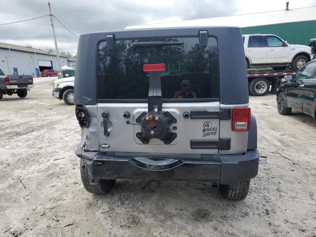 1C4AJWAG4HL654509 - 2017 JEEP WRANGLER SPORT GRAY photo 6