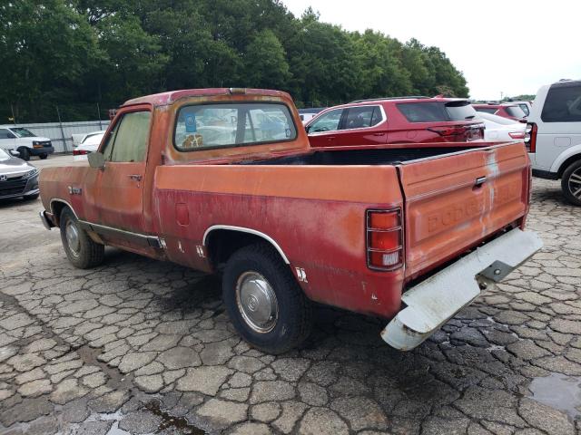 1B7FD04X0JS632198 - 1988 DODGE D-SERIES D100 RED photo 2