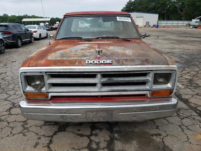 1B7FD04X0JS632198 - 1988 DODGE D-SERIES D100 RED photo 5