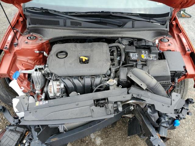 3KPF34AD4ME390009 - 2021 KIA FORTE GT LINE ORANGE photo 11