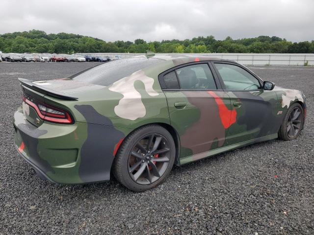 2C3CDXGJ9KH603170 - 2019 DODGE CHARGER SCAT PACK GREEN photo 3
