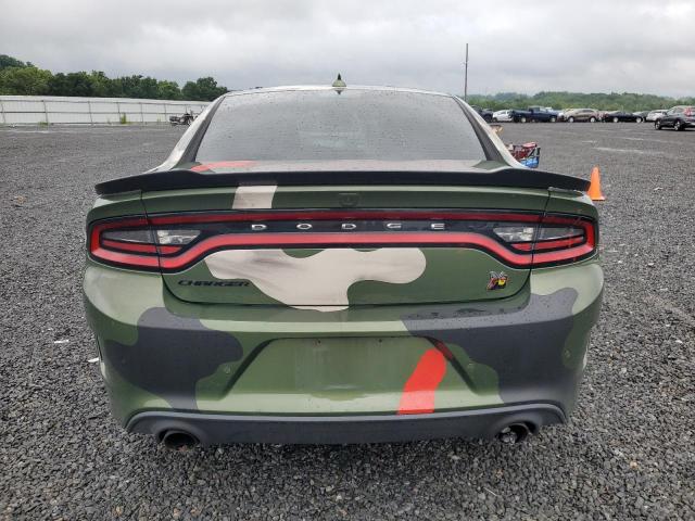 2C3CDXGJ9KH603170 - 2019 DODGE CHARGER SCAT PACK GREEN photo 6