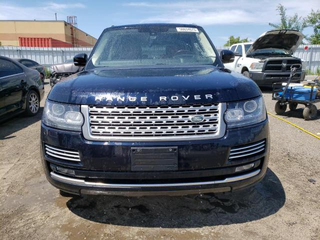 SALGV3EF4GA273843 - 2016 LAND ROVER RANGE ROVE AUTOBIOGRAPHY BLACK photo 5