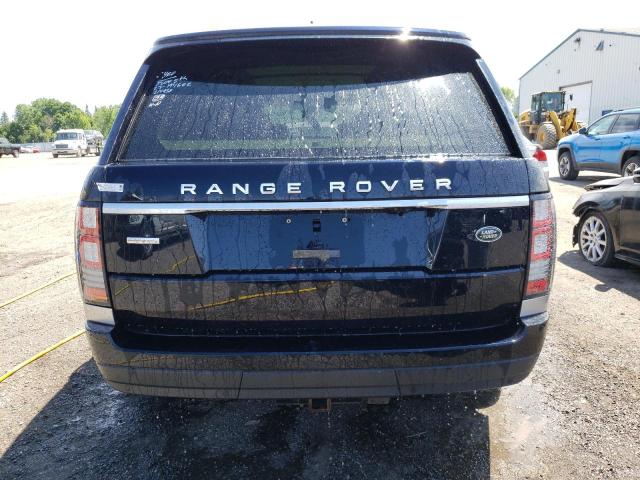 SALGV3EF4GA273843 - 2016 LAND ROVER RANGE ROVE AUTOBIOGRAPHY BLACK photo 6