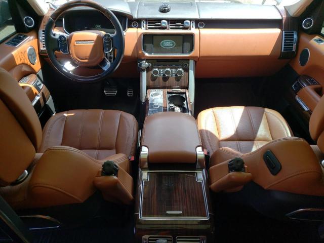 SALGV3EF4GA273843 - 2016 LAND ROVER RANGE ROVE AUTOBIOGRAPHY BLACK photo 8