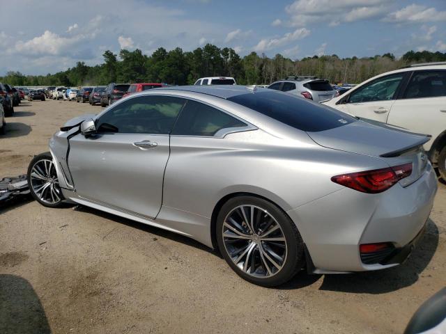 JN1CV7EK0HM111253 - 2017 INFINITI Q60 BASE SILVER photo 2