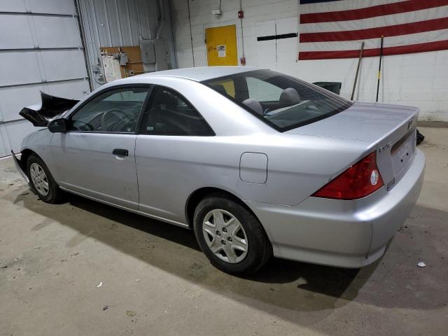 1HGEM22174L060813 - 2004 HONDA CIVIC DX VP SILVER photo 2