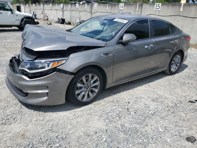 5XXGT4L36GG027411 - 2016 KIA OPTIMA LX GRAY photo 1