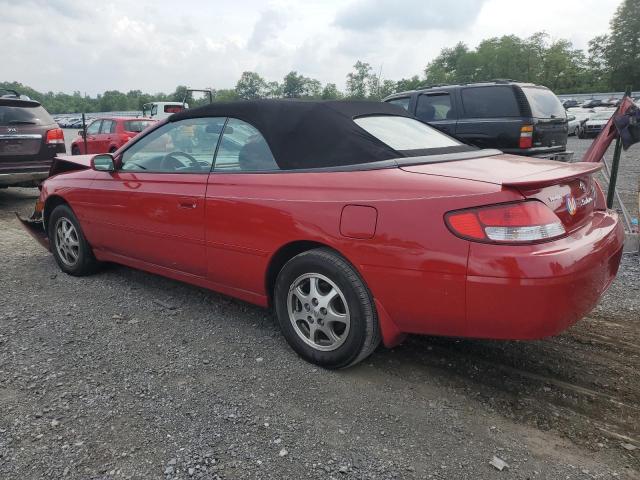 2T1FG28P21C441414 - 2001 TOYOTA CAMRY SOLA SE RED photo 2