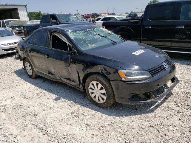 3VW1K7AJ3EM332708 - 2014 VOLKSWAGEN JETTA BASE أسود صورة 4