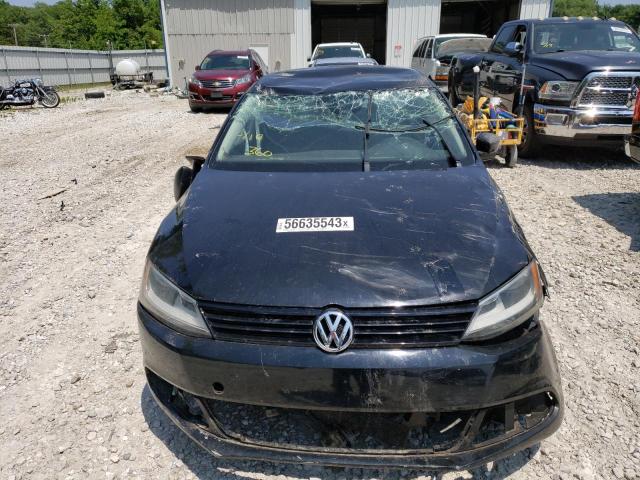 3VW1K7AJ3EM332708 - 2014 VOLKSWAGEN JETTA BASE أسود صورة 5