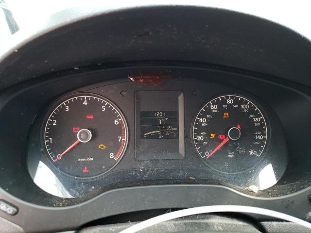 3VW1K7AJ3EM332708 - 2014 VOLKSWAGEN JETTA BASE أسود صورة 9