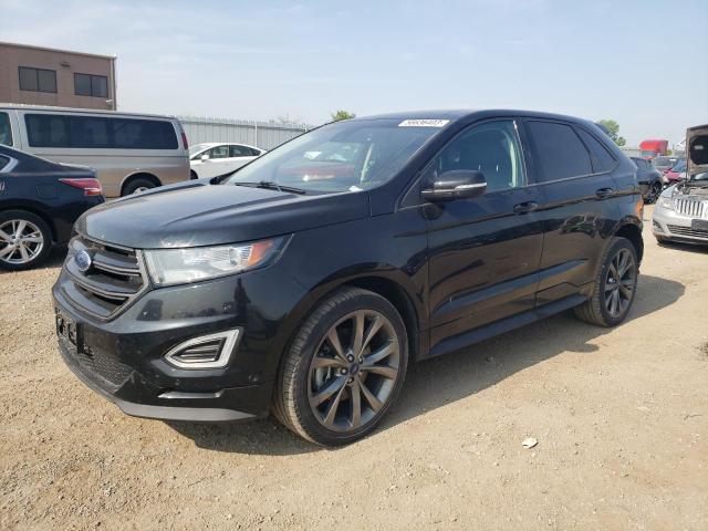 2FMPK4AP5HBB35704 - 2017 FORD EDGE SPORT BLACK photo 1