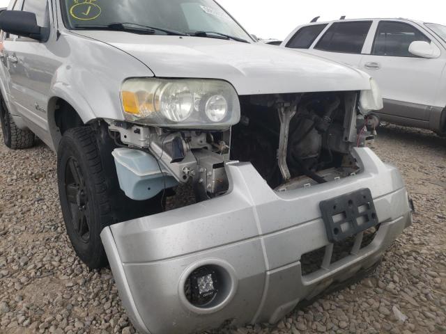 1FMCU96H45KC95274 - 2005 FORD ESCAPE HYB HEV SILVER photo 9