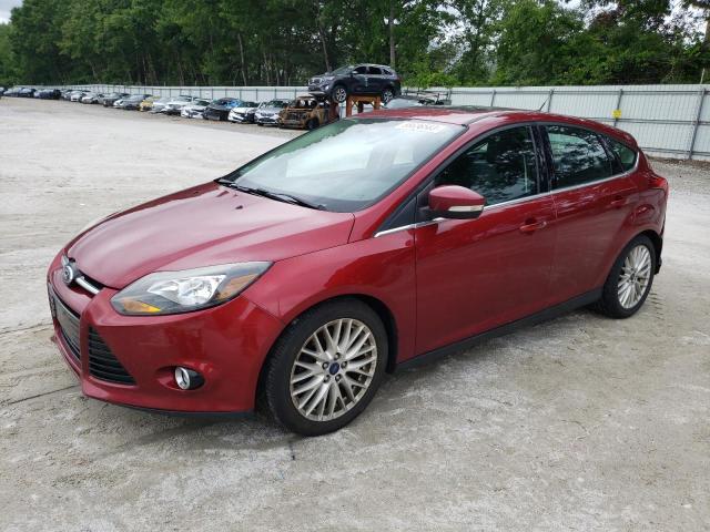 1FADP3N21EL201653 - 2014 FORD FOCUS TITANIUM RED photo 1