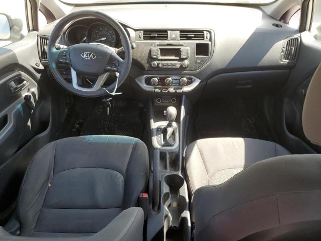 KNADM4A38D6292227 - 2013 KIA RIO LX SILVER photo 8