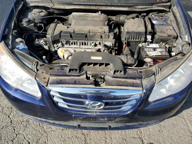 KMHDU4AD1AU137050 - 2010 HYUNDAI ELANTRA BLUE BLUE photo 11