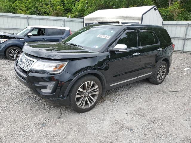 1FM5K8HT9HGC50297 - 2017 FORD EXPLORER PLATINUM BLACK photo 1