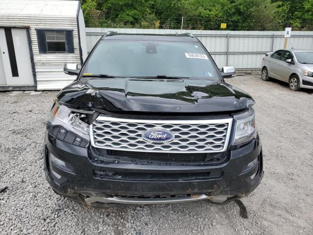 1FM5K8HT9HGC50297 - 2017 FORD EXPLORER PLATINUM BLACK photo 5