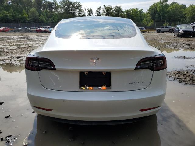 5YJ3E1EB4NF334863 - 2022 TESLA MODEL 3 WHITE photo 6