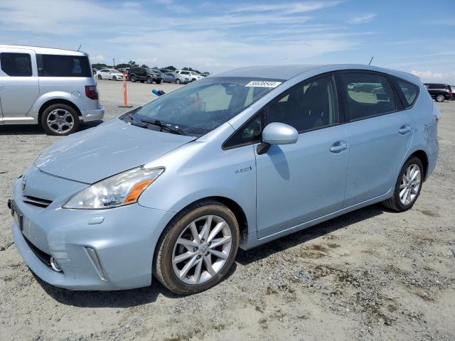 JTDZN3EU8C3137938 - 2012 TOYOTA PRIUS V BLUE photo 1