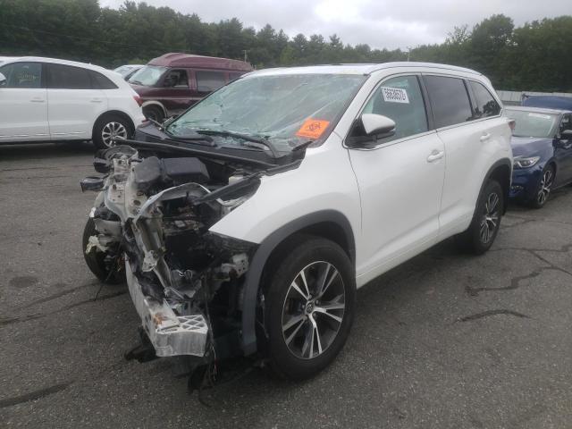 5TDJKRFH9GS251073 - 2016 TOYOTA HIGHLANDER XLE Білий фото 2