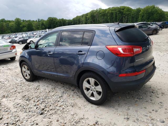 KNDPB3A29C7304756 - 2012 KIA SPORTAGE BASE BLUE photo 2