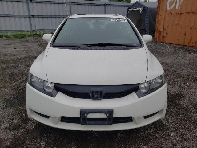 2HGFA1F67BH010386 - 2011 HONDA CIVIC LX-S Blanc photo 5