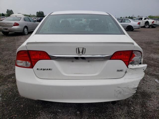 2HGFA1F67BH010386 - 2011 HONDA CIVIC LX-S Blanc photo 6