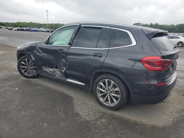 5UXTR9C58KLE19523 - 2019 BMW X3 XDRIVE30I BLACK photo 2