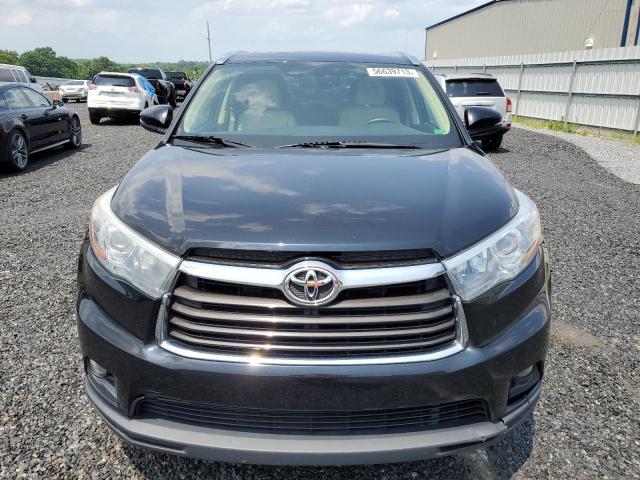 5TDJKRFH7FS150483 - 2015 TOYOTA HIGHLANDER XLE أسود صورة 5