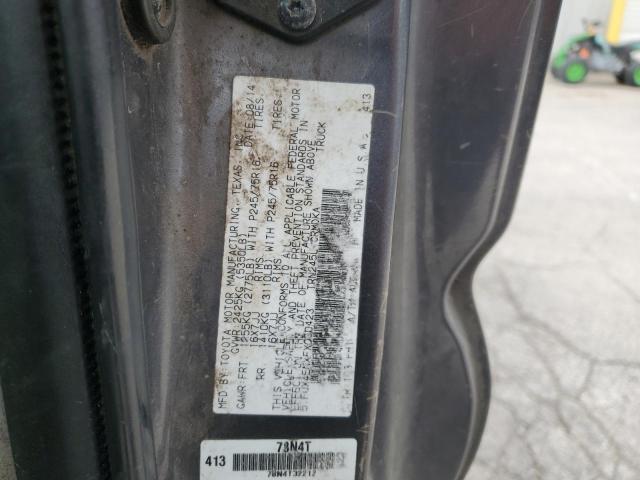 5TFUX4ENXFX030423 - 2015 TOYOTA TACOMA ACCESS CAB GRAY photo 12