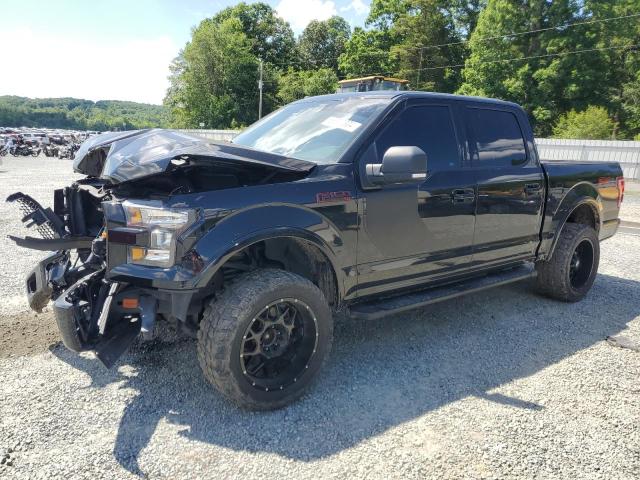 1FTEW1EF6HFB99555 - 2017 FORD F150 SUPERCREW BLACK photo 1